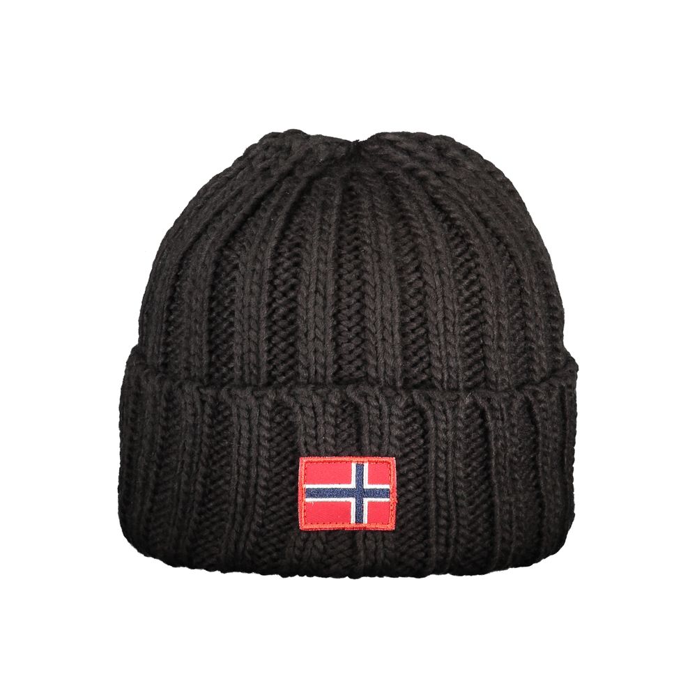 Black Marabou Men Cap