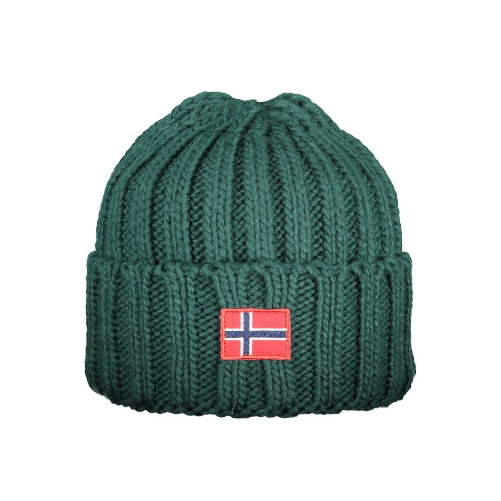 Green Marabou Men Cap