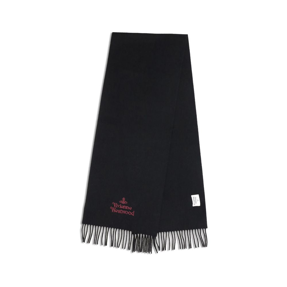 Black Wool Scarf