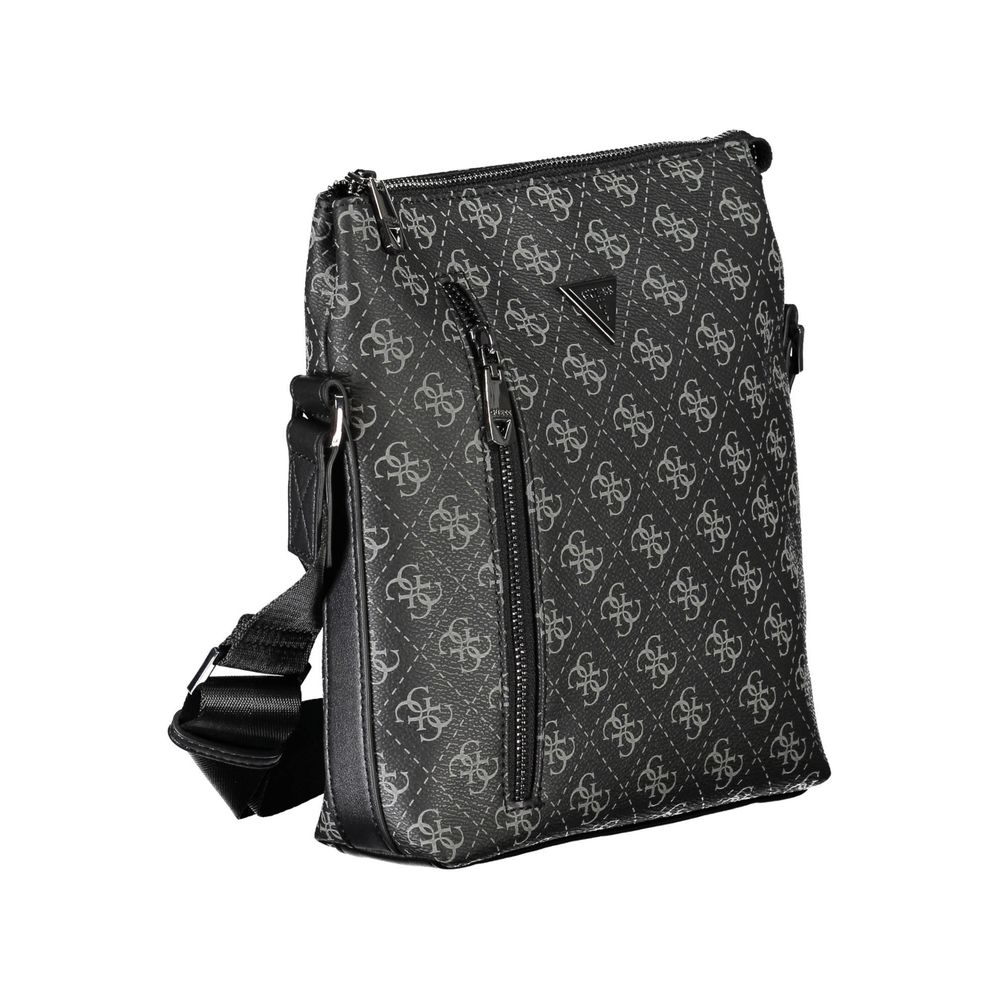 Black Polyethylene Shoulder Bag