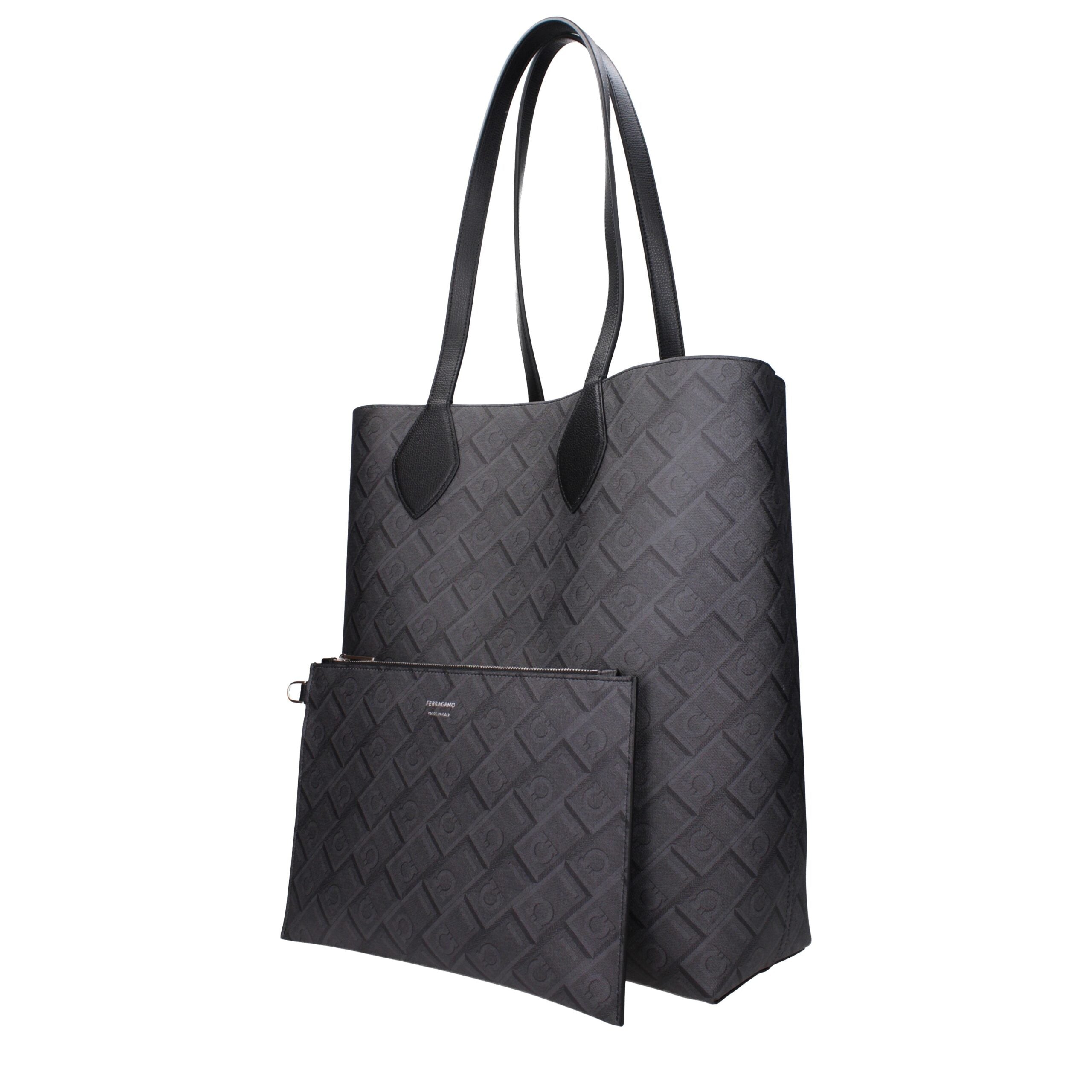 Black Leather Shoulder Bag