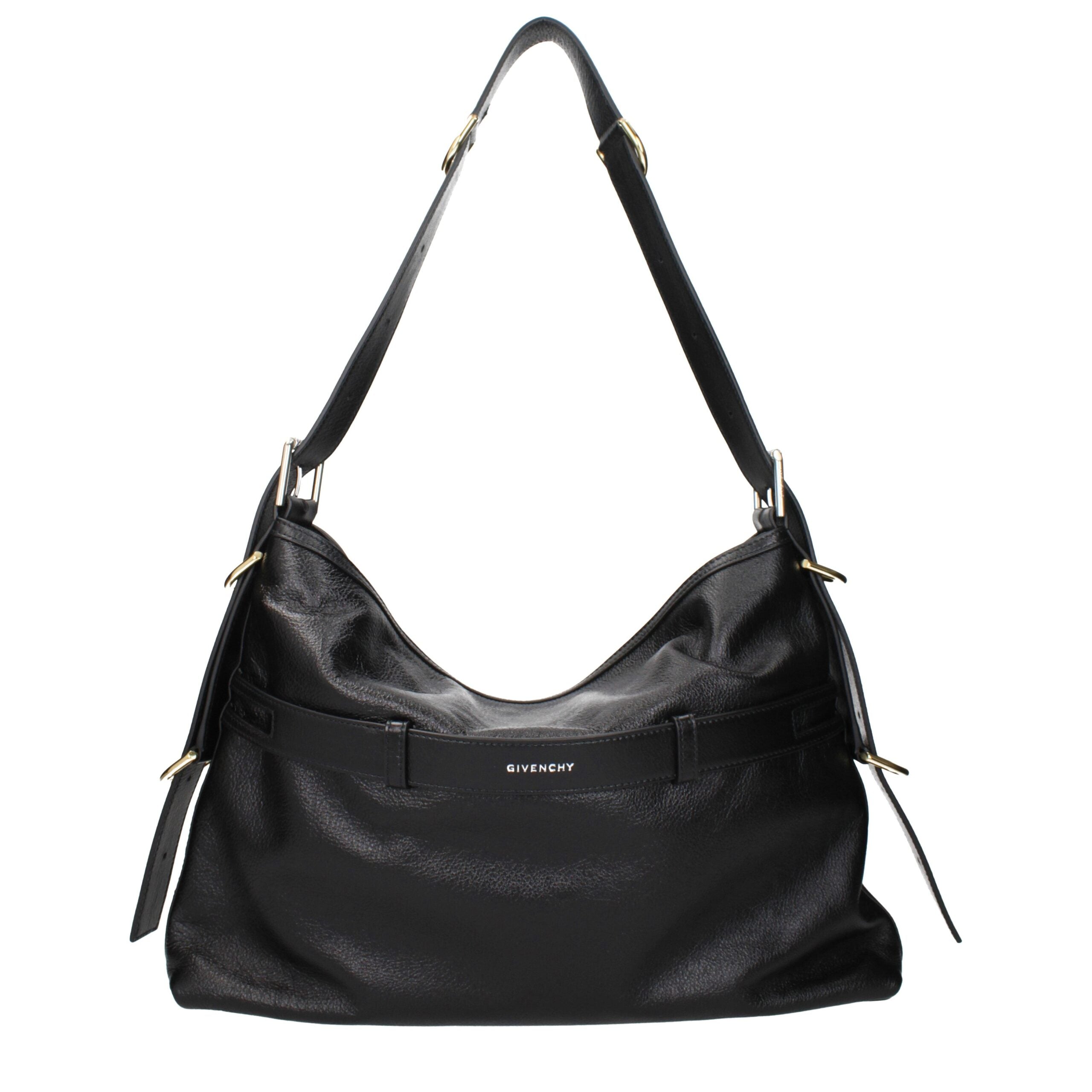 Black Leather Shoulder Bag