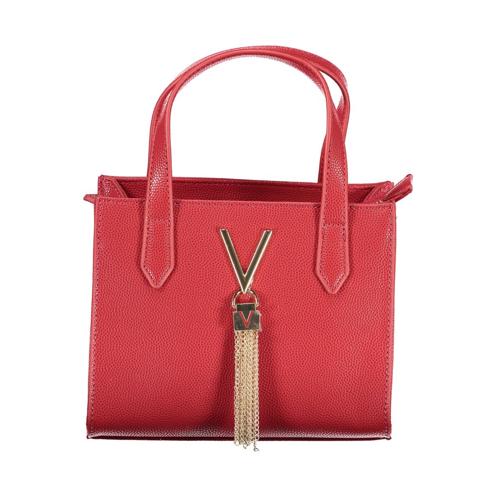 Red Polyethylene Women Handbag