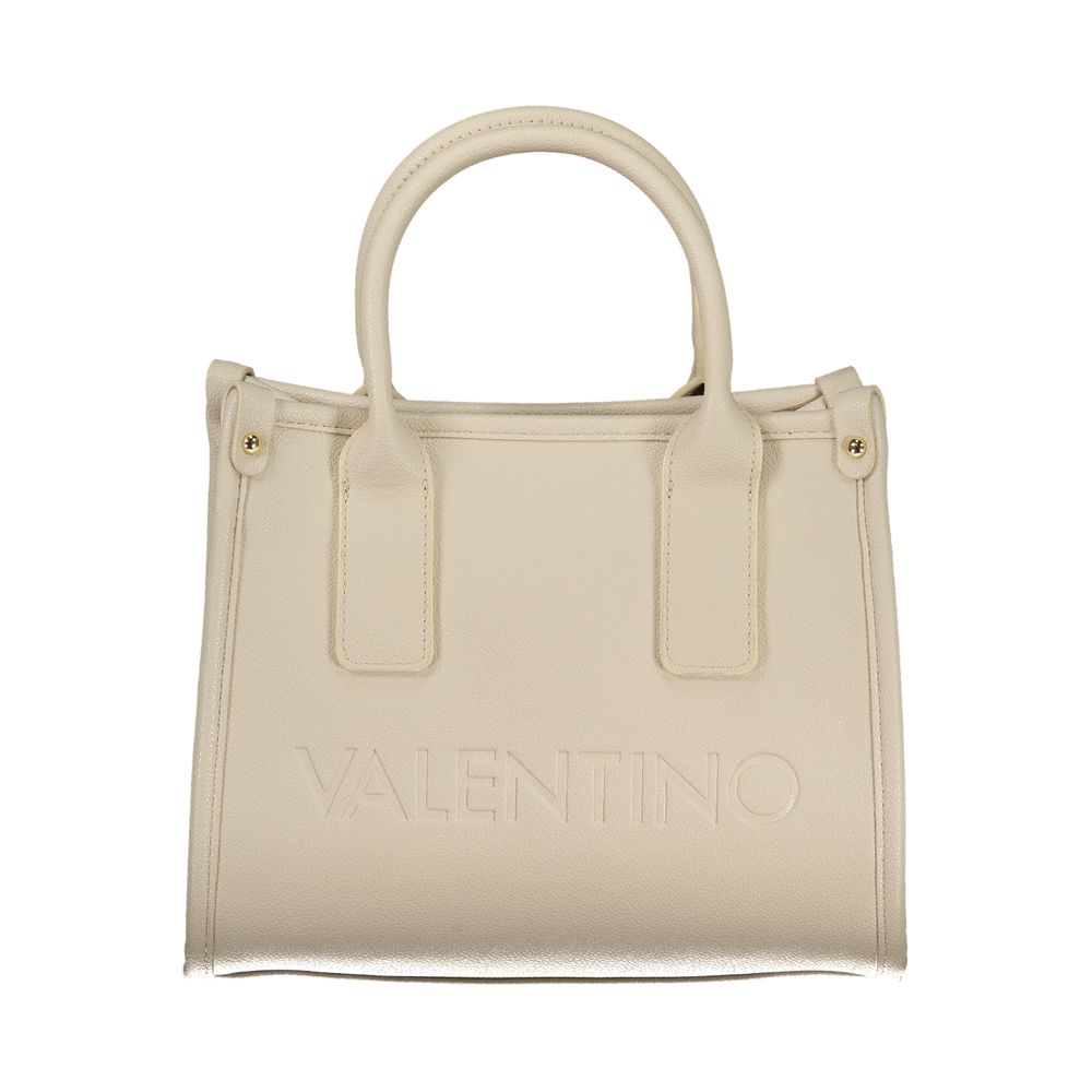 Beige Polyethylene Handbag