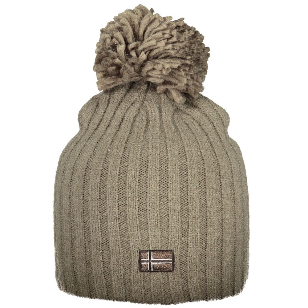 Gray Polyester Women Hat