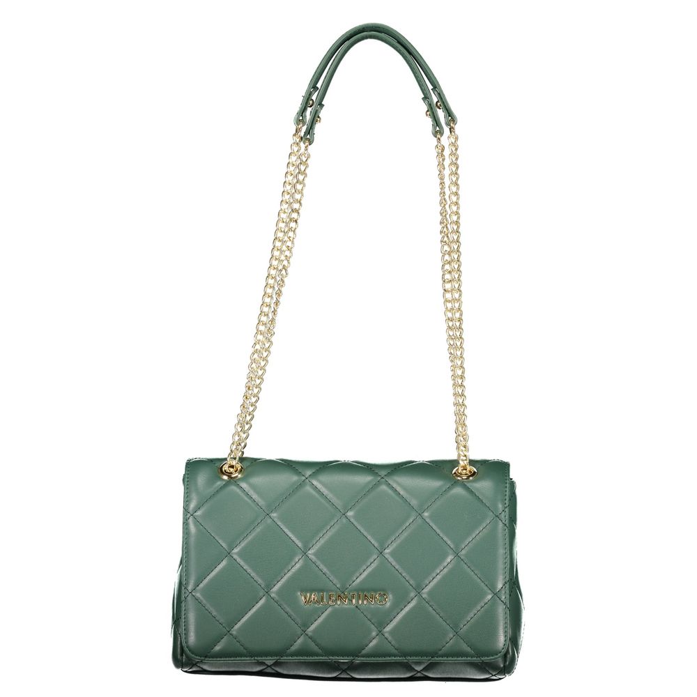 Green Polyethylene Women Handbag