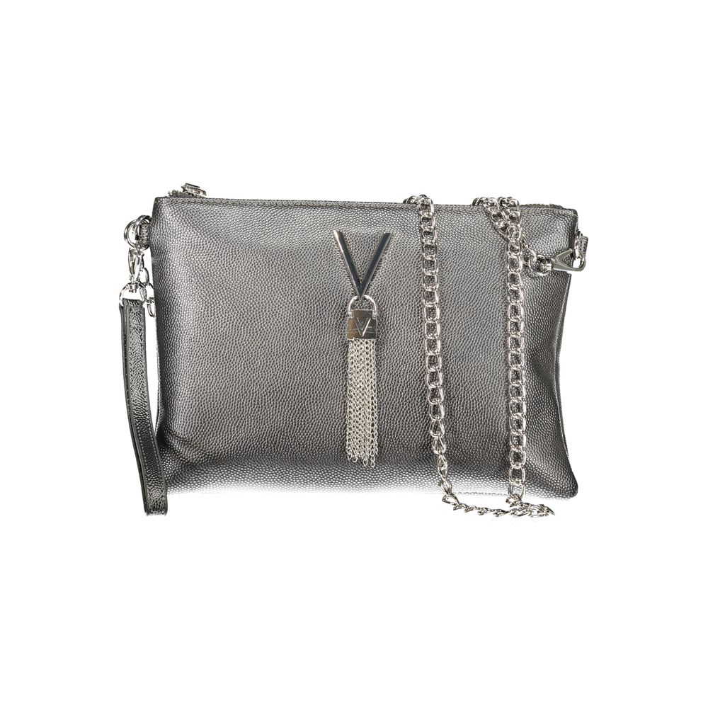 Gray Polyethylene Women Handbag