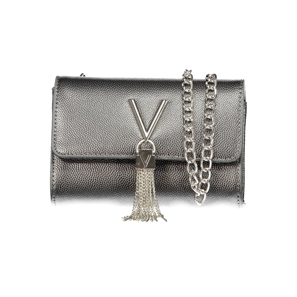 Gray Polyethylene Women Handbag