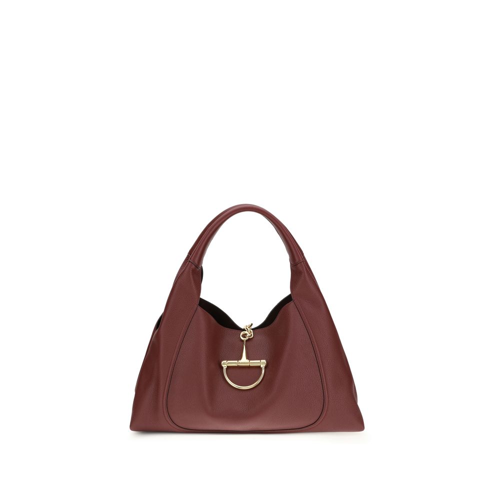 Bordeaux Calf Leather Bos Taurus Shoulder Bag