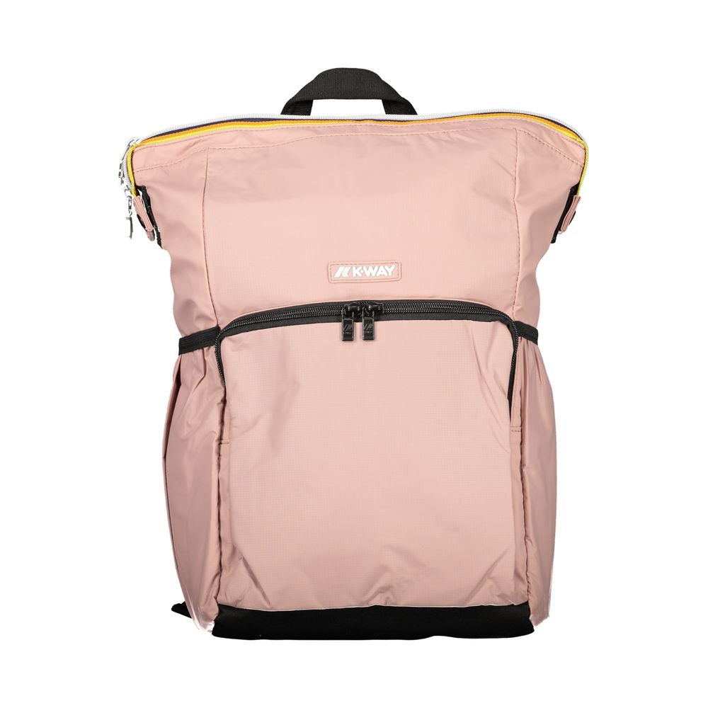 Pink Polyamide Backpack