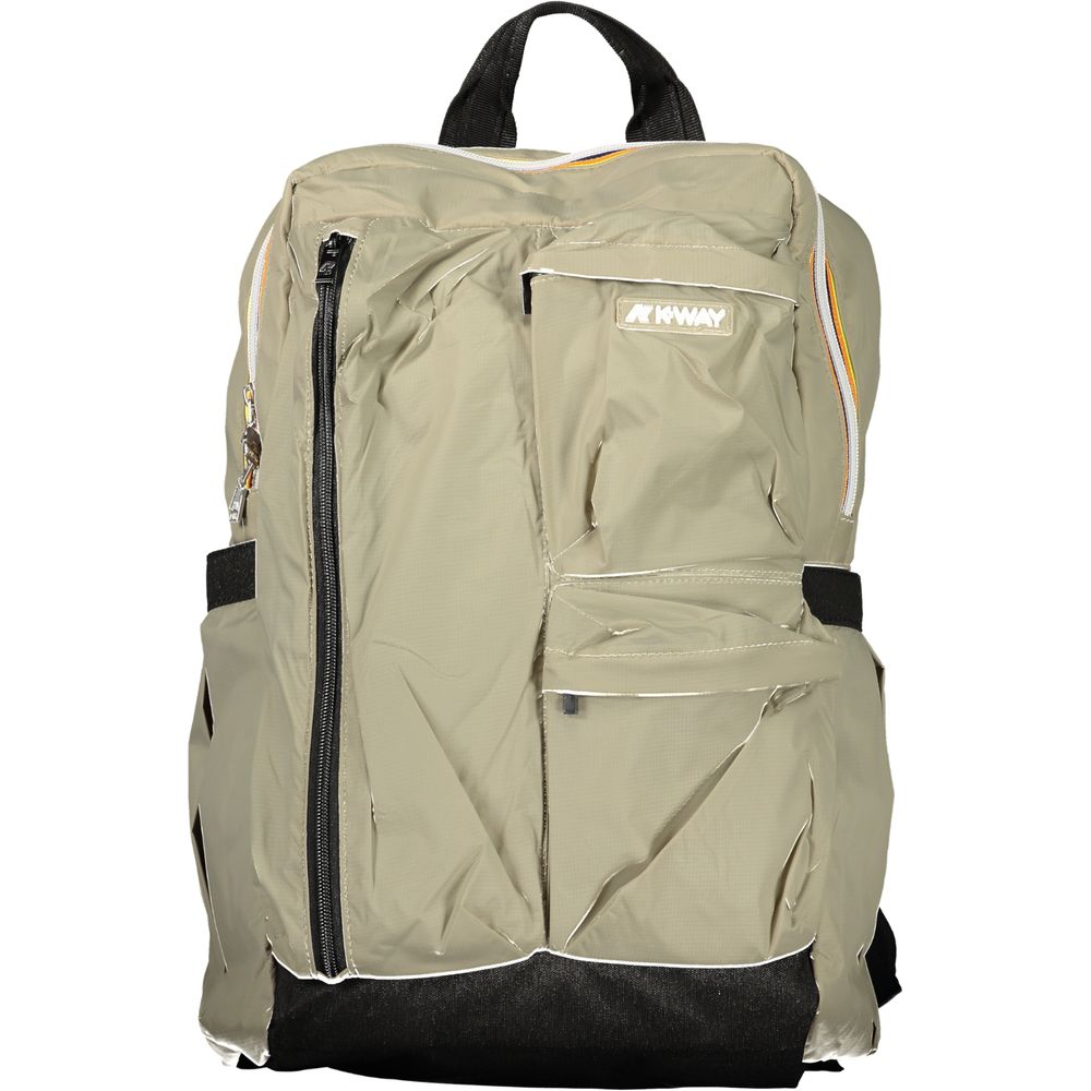 Gray Polyamide Backpack