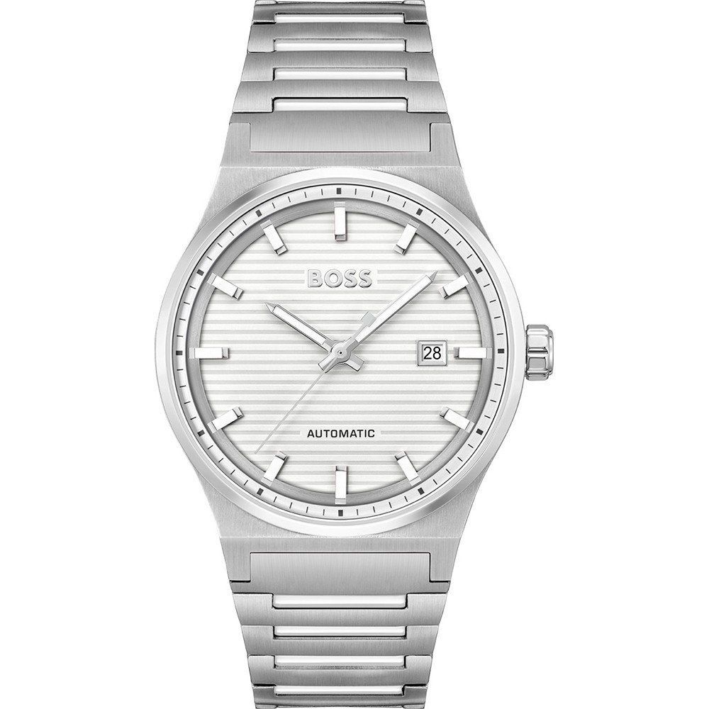 Gray Stainless Steel Dress Watch