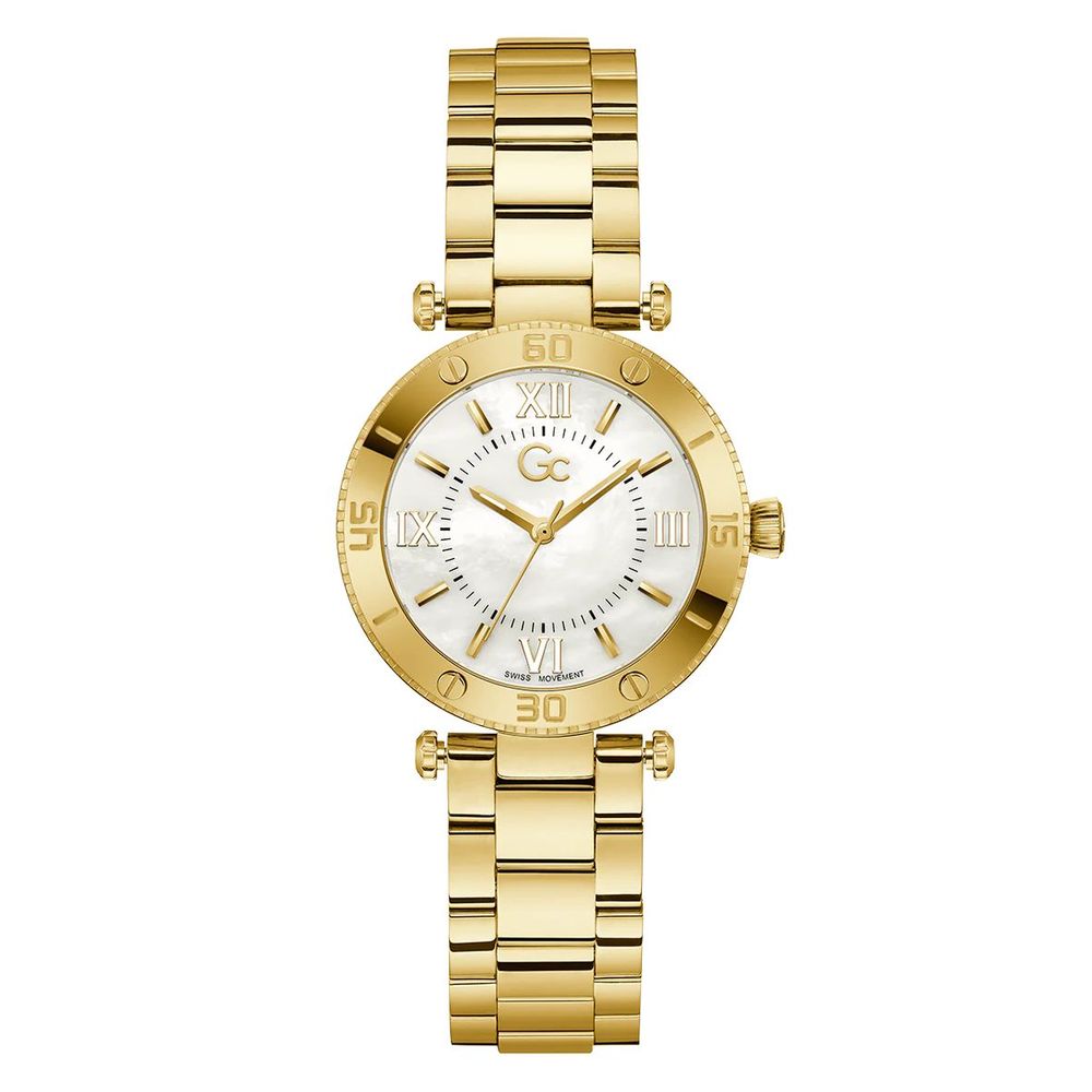Gold Stainless Steel Dress Watch