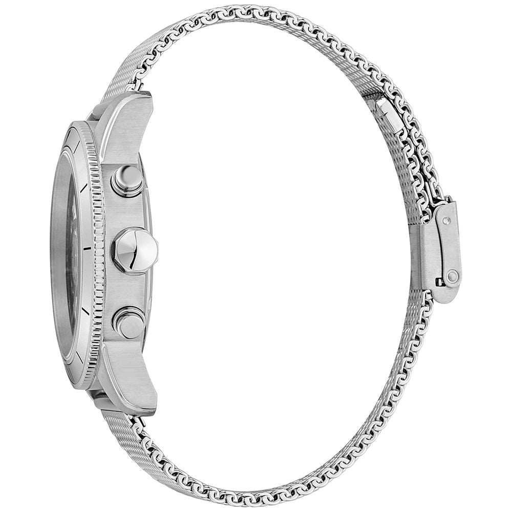 Gray Stainless Steel Dress Watch