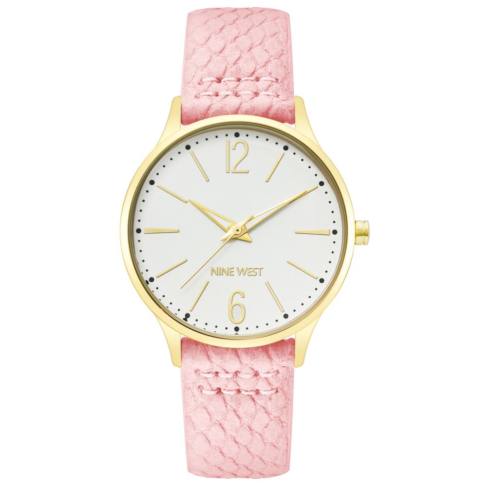 Multicolor Leather Dress Watch
