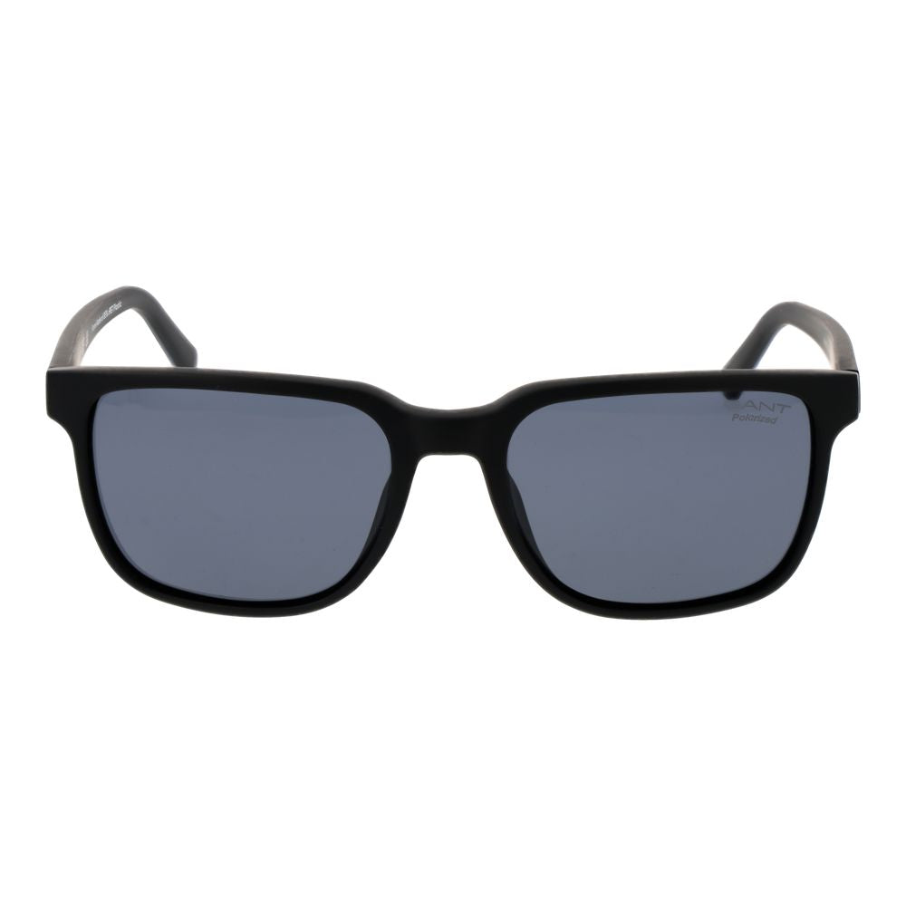 Black Stainless Steel Sunglasses