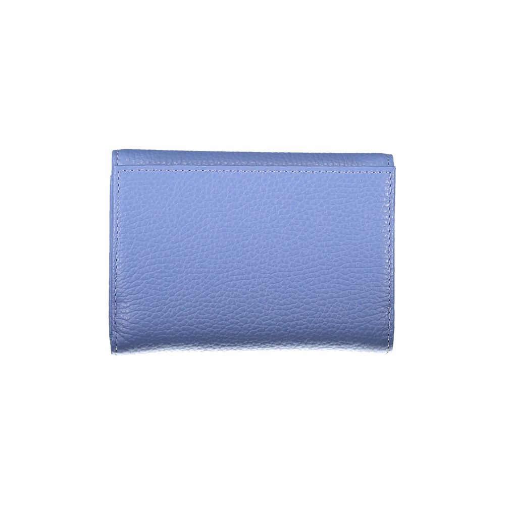 Blue Leather Wallet