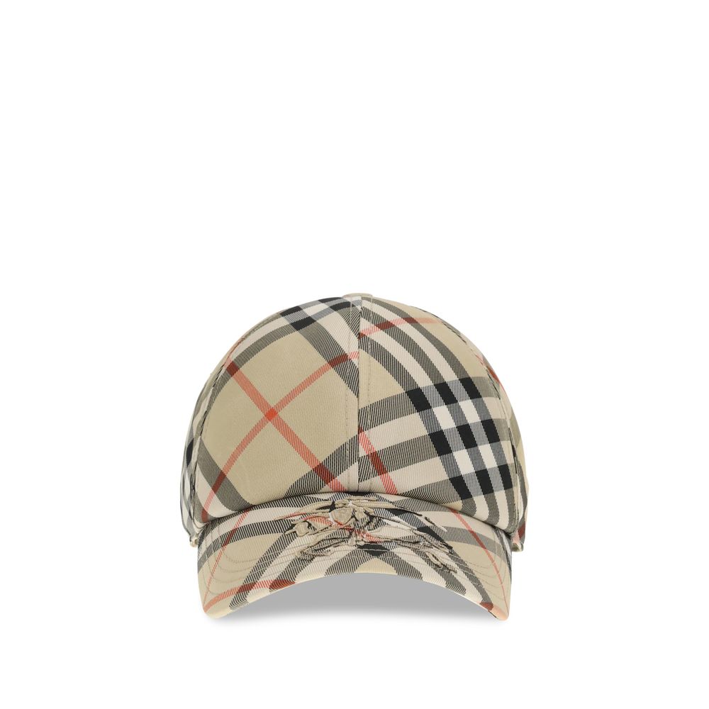 Beige Polyester Cap (Baseball Hat)