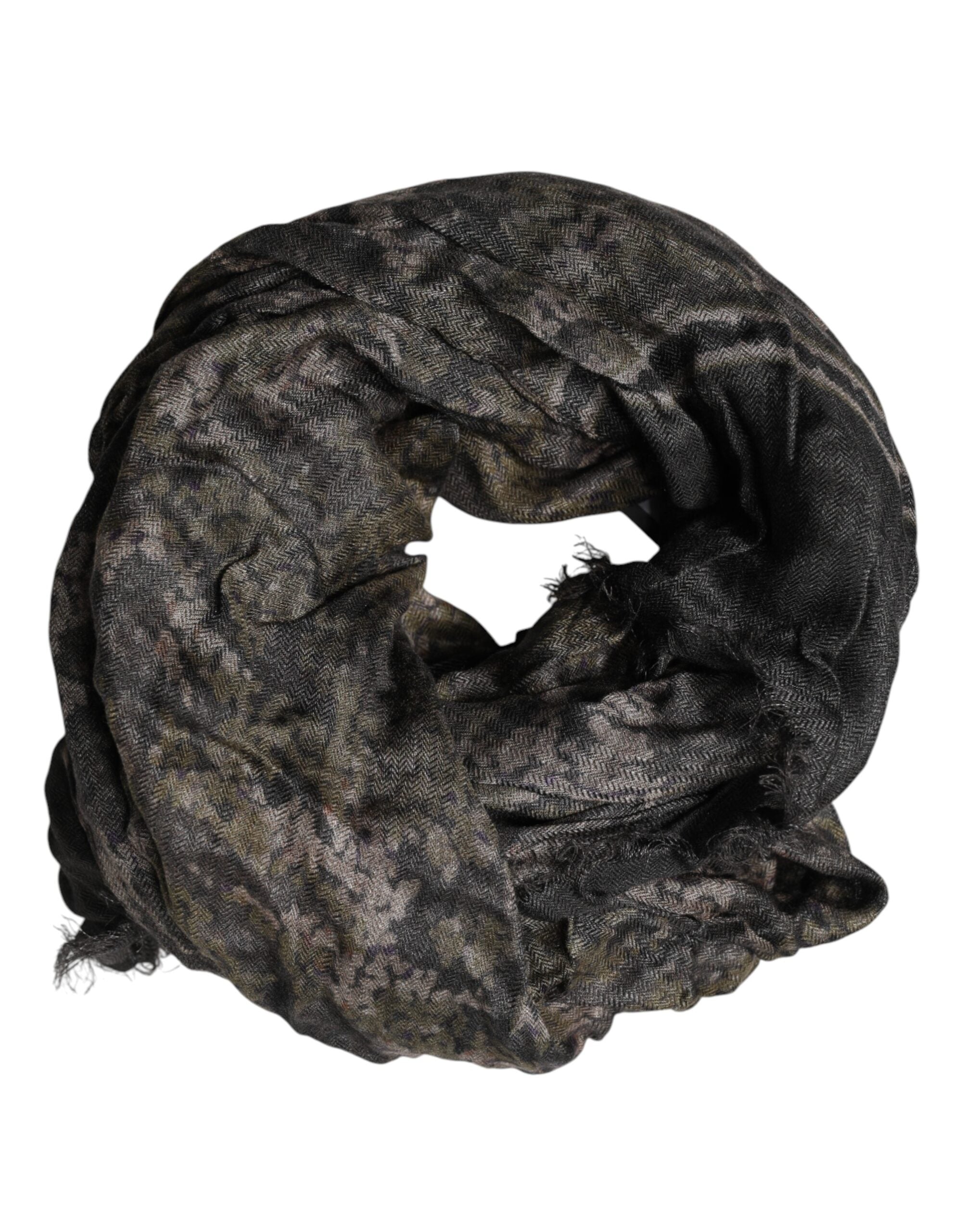 Brown Camouflage Modal Men Shawl Scarf