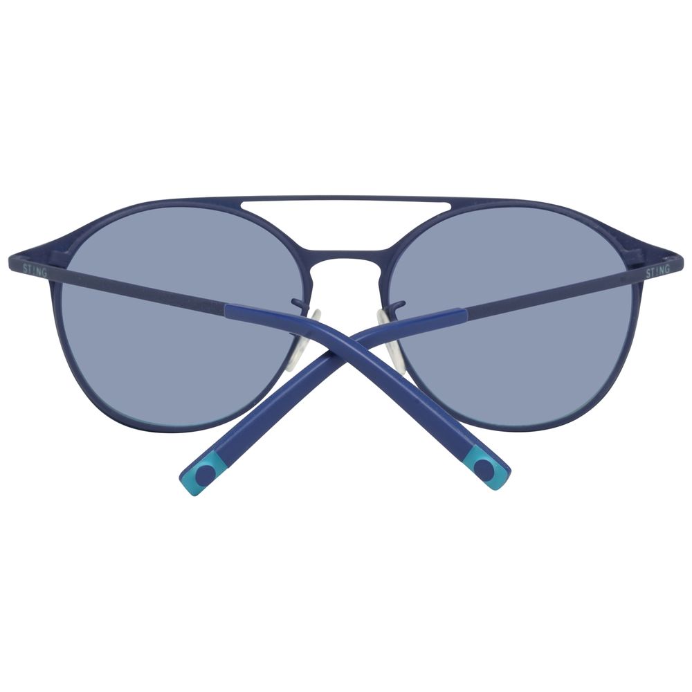 Blue Metal Sunglasses
