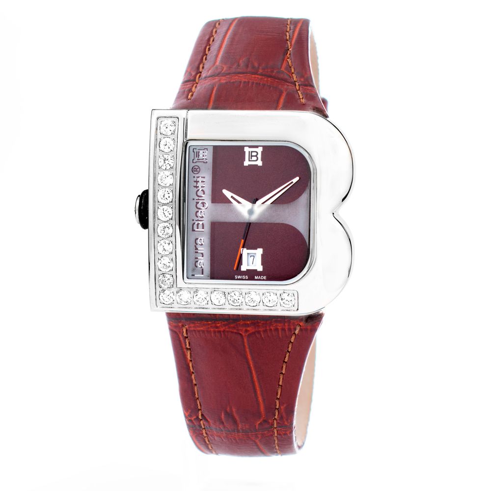 Brown Leather Dress Watch