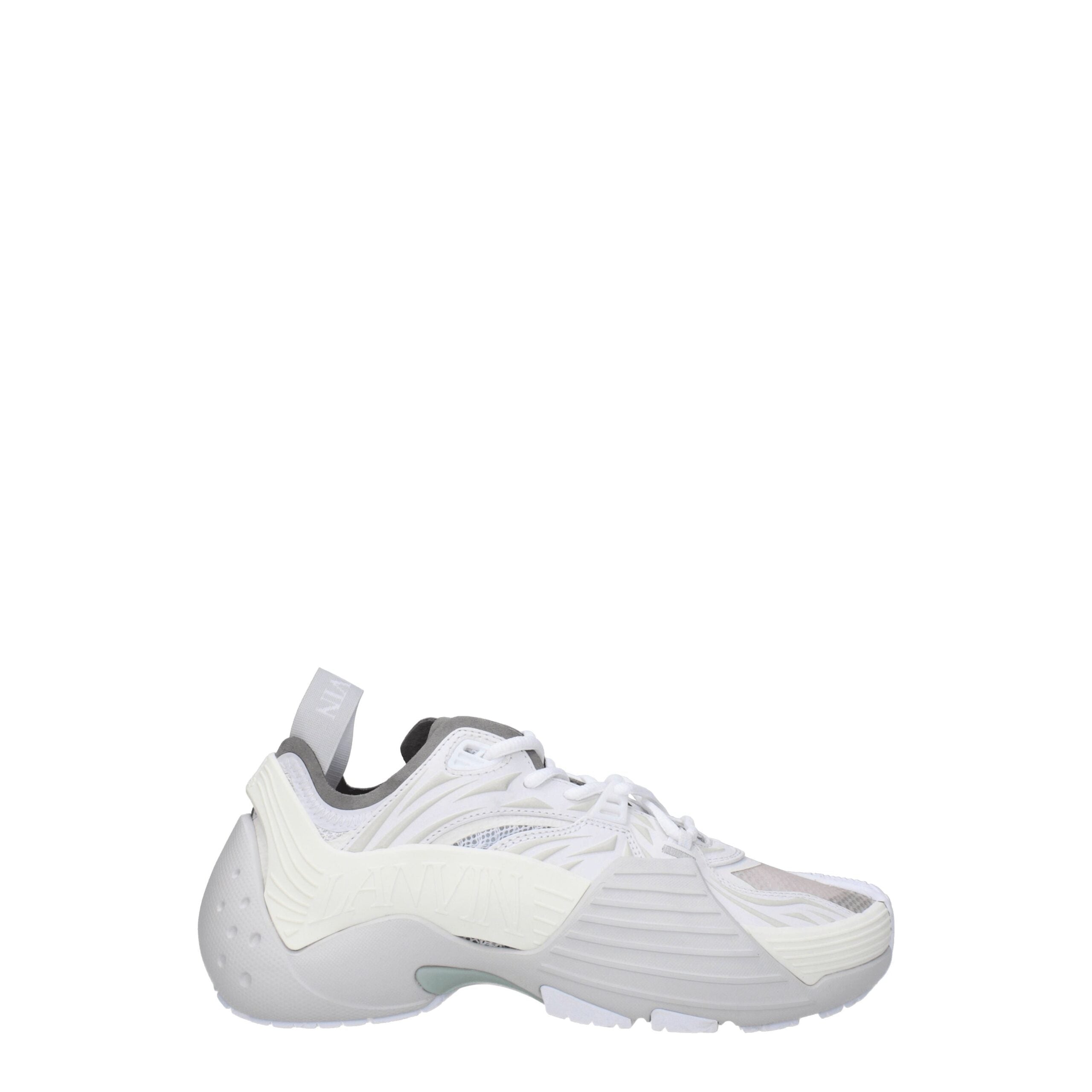 White Leather Athletic Sneakers