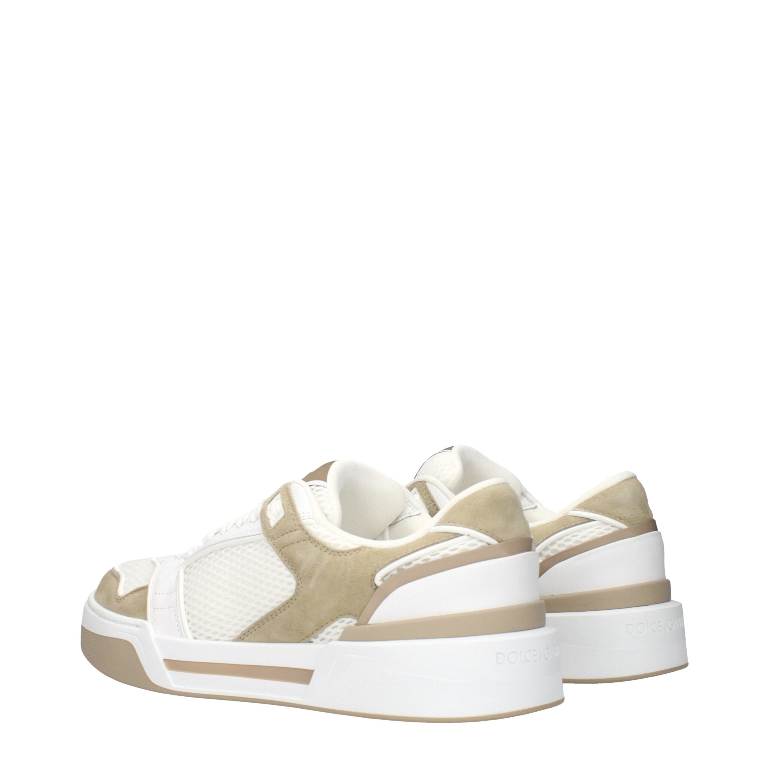Blue Fabric Low Top Sneakers