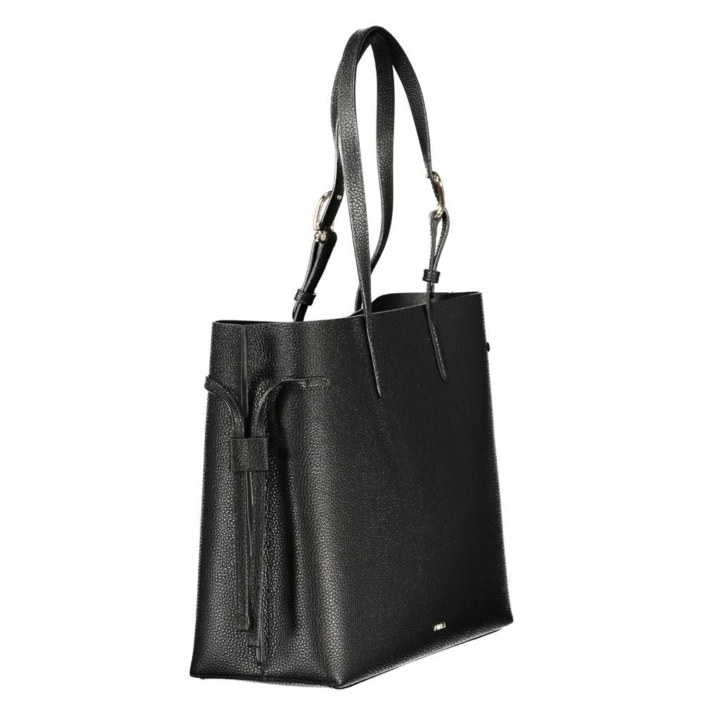 Black Leather Women Handbag