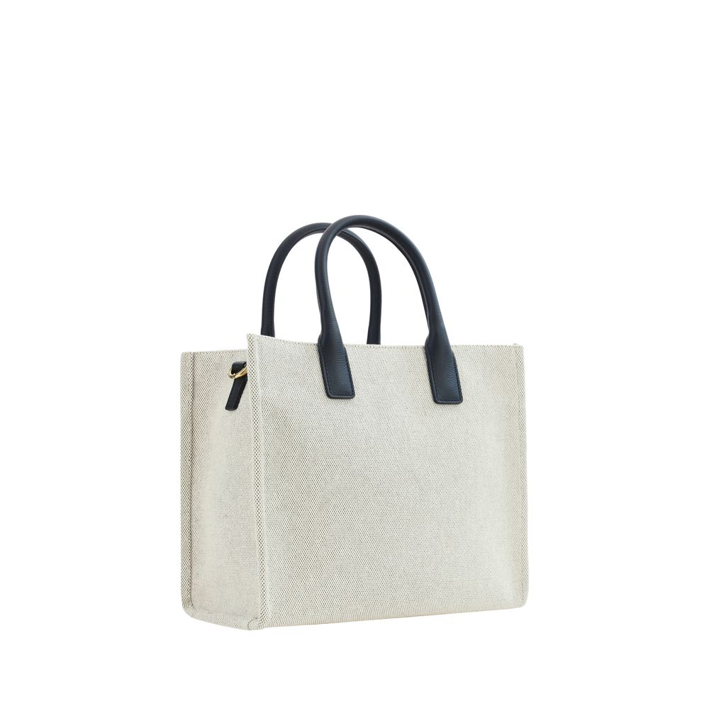 Cream Cotton Shoulder Bag