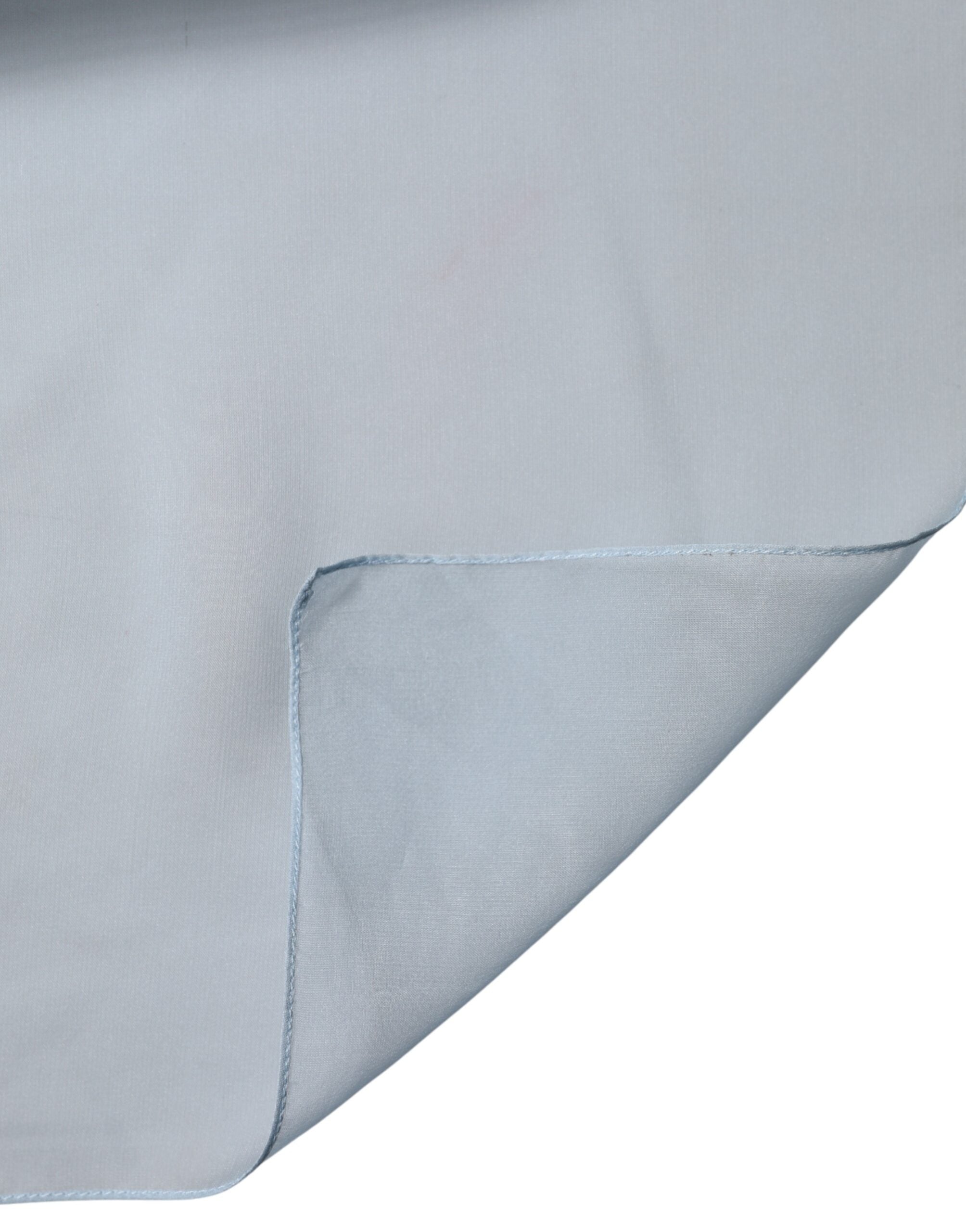 Světle modrá hedvábná šála/štóla/šátek na krk 200cm x 130cm