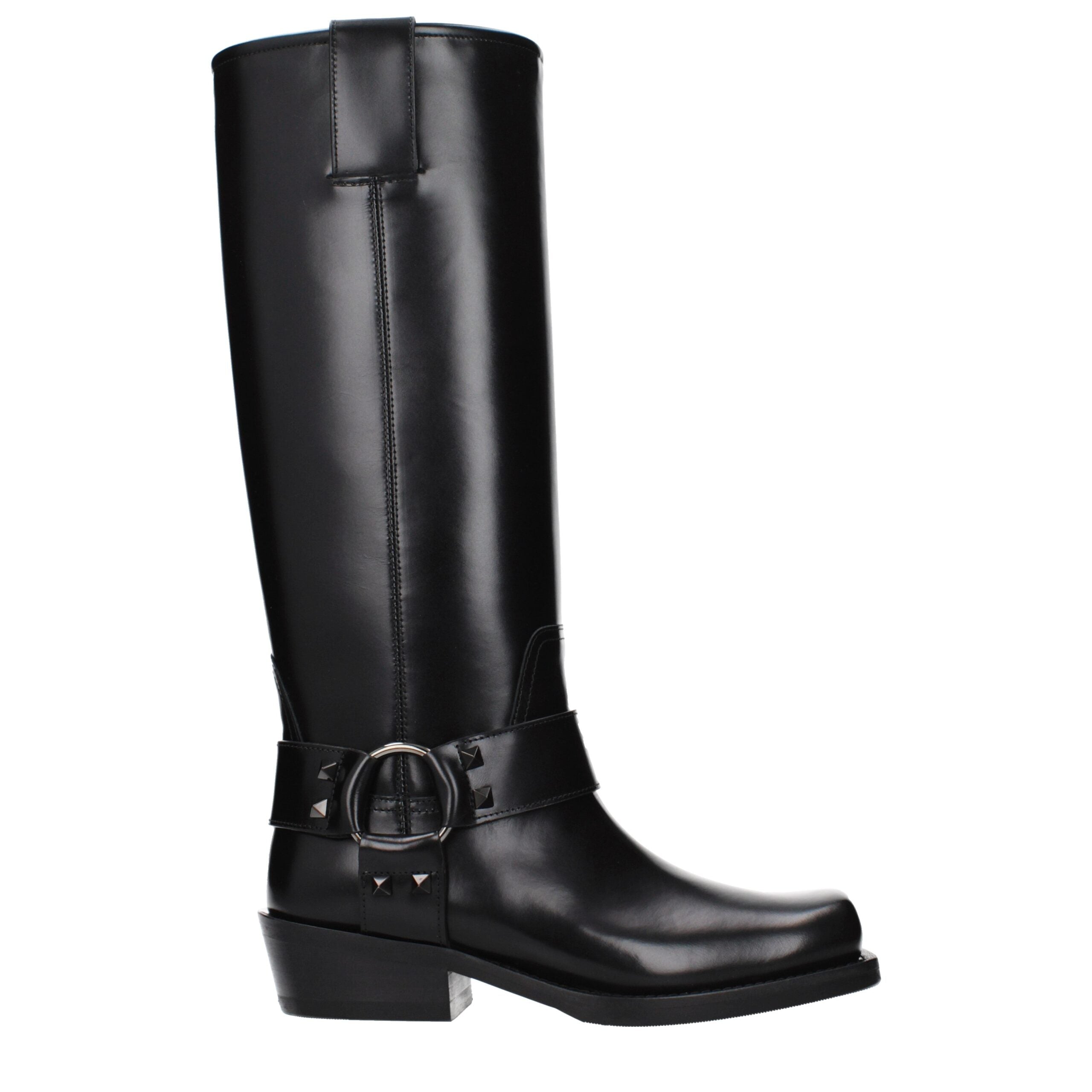 Black Leather Boots
