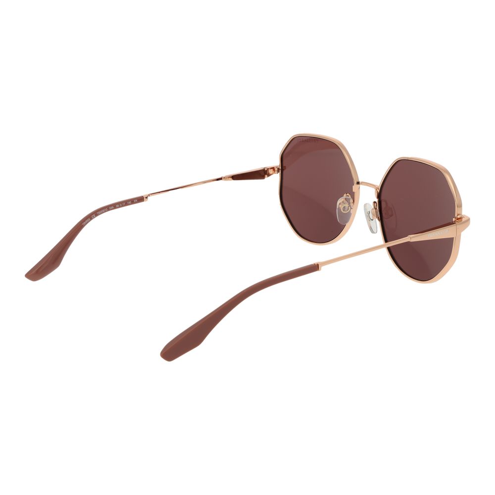 Rose Gold Metal Sunglasses