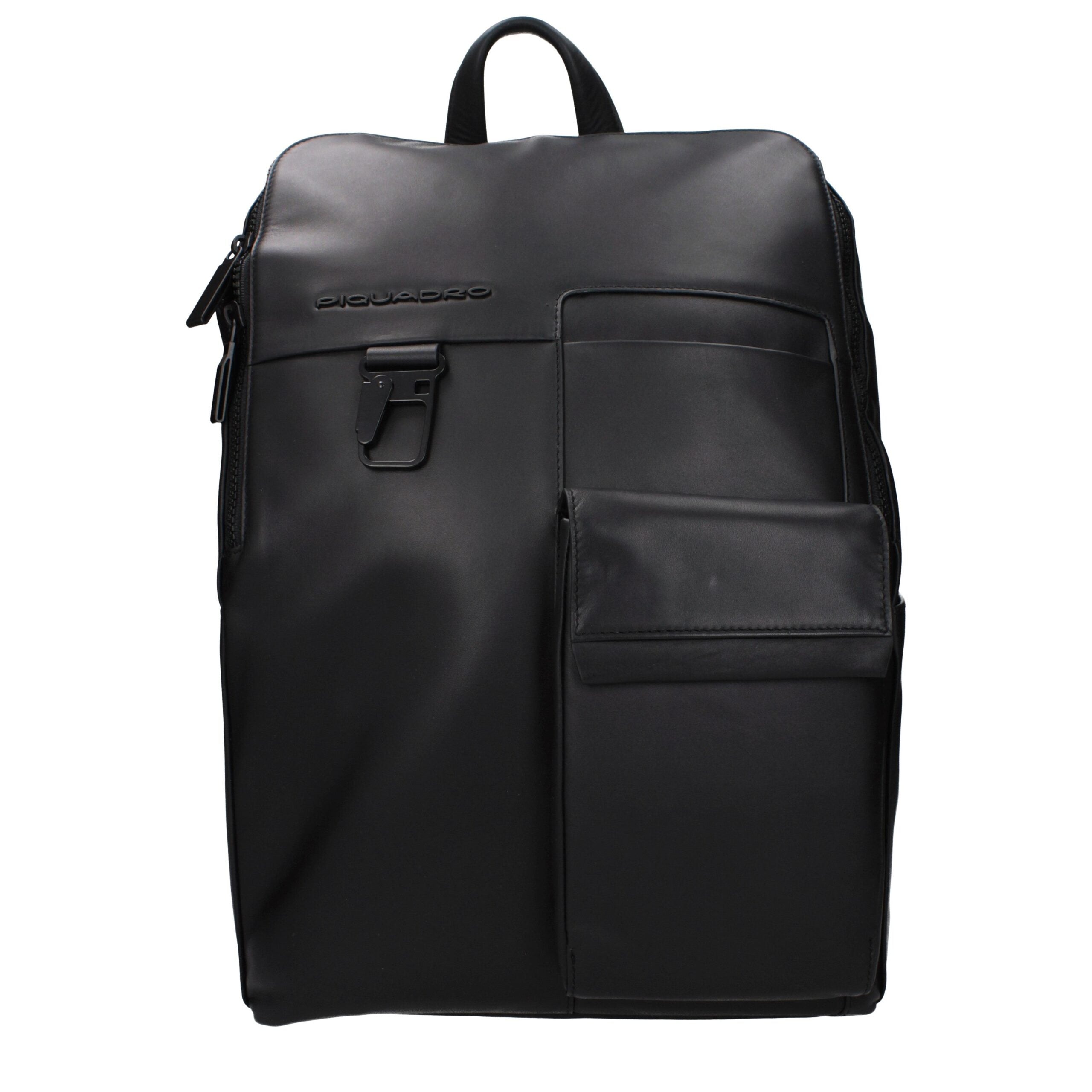 Black Leather Backpack
