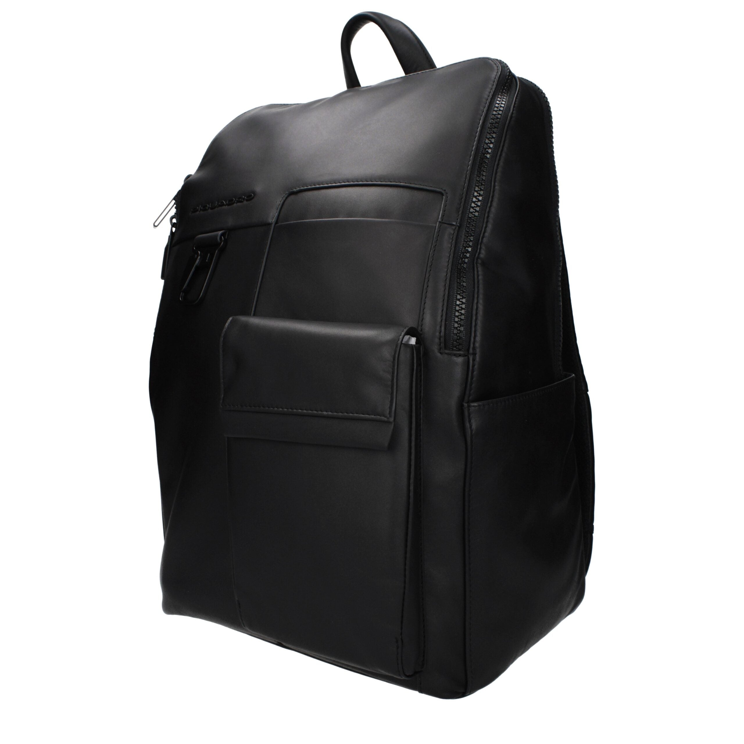 Black Leather Backpack