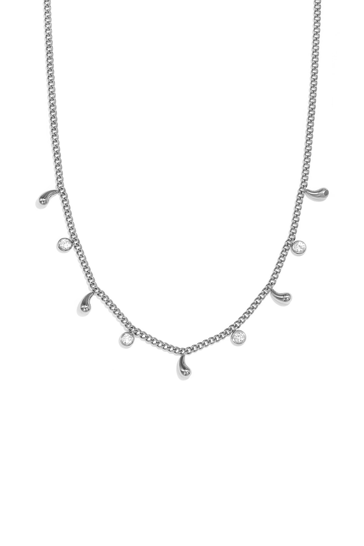 Stainless Steel Pendant necklaces Droplet Simple Daily Simple Series Women's jewelry