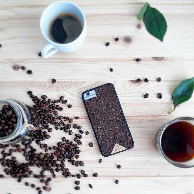Organic Mobile Case - Coffee