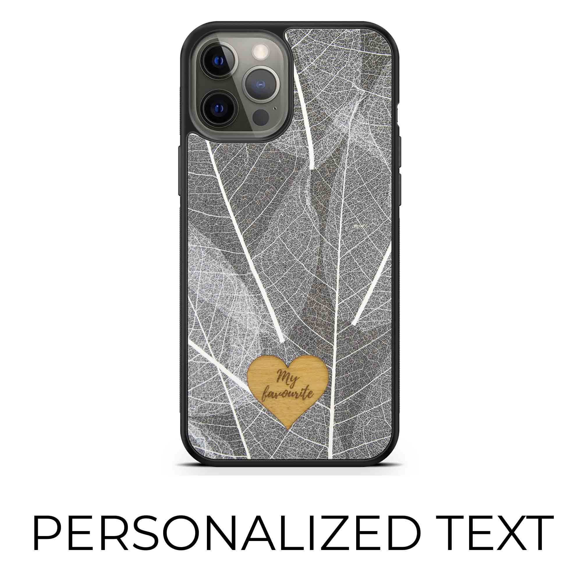 Skeletové listy - Personalizované pouzdro na telefon - Personalizovaný dárek