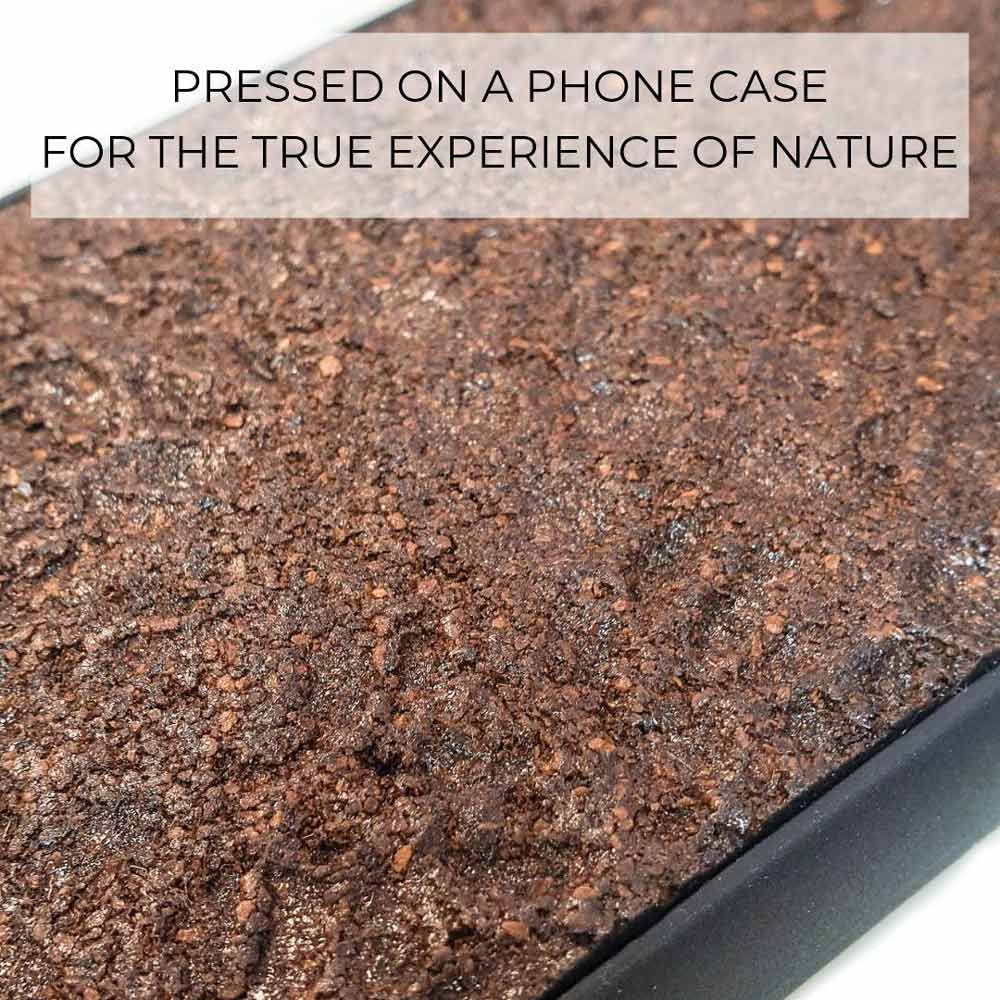 Organic Mobile Case - Coffee