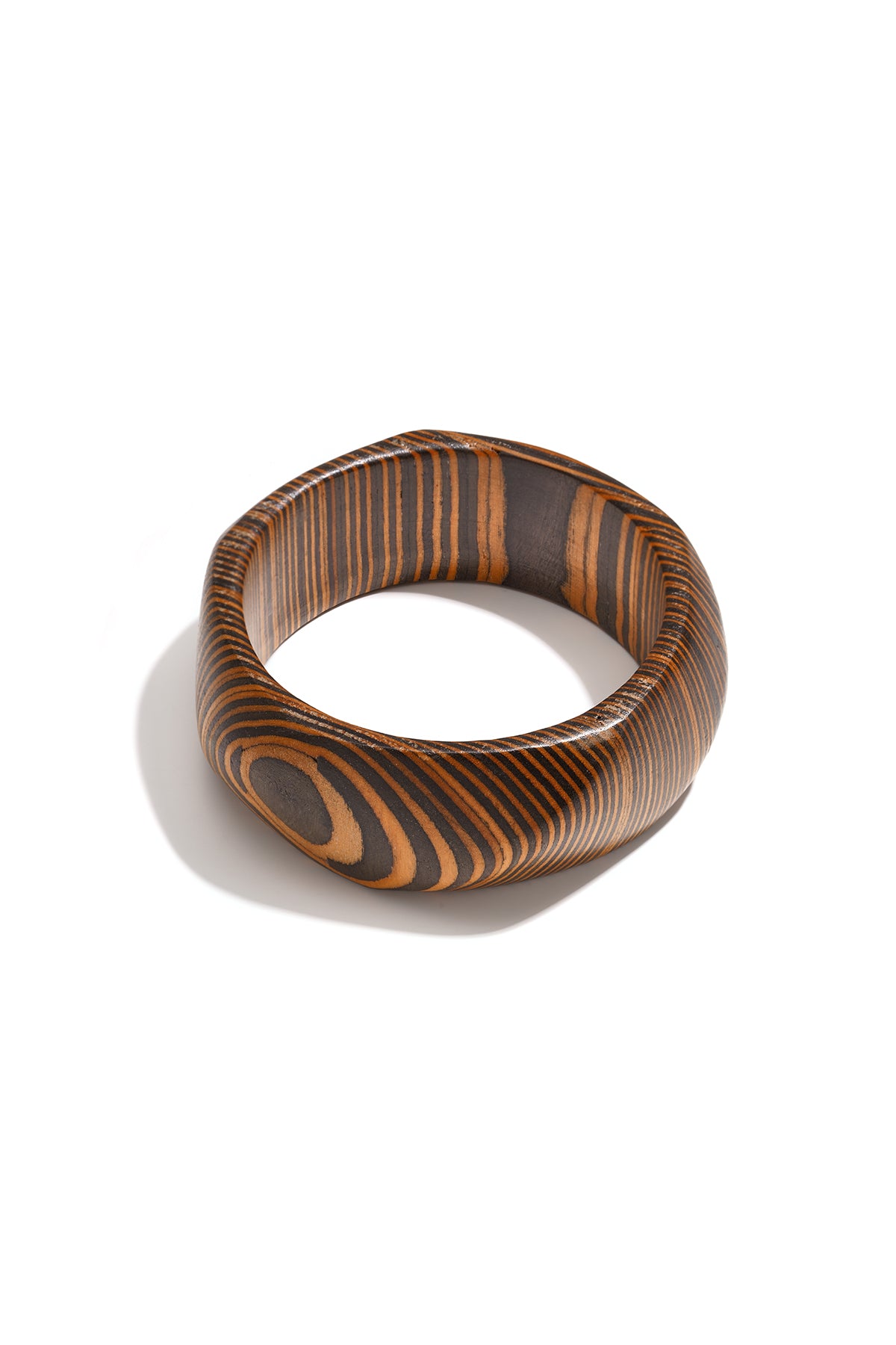 Wood Bangles Irregular Shape Simple Daily Simple Series Women's jewelry