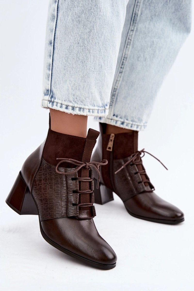 Heel boots Step in style - styloora.cz