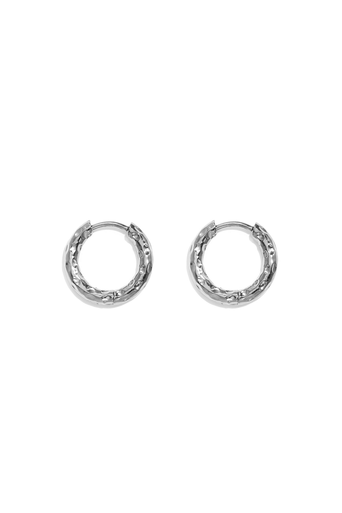 Stainless Steel Hoop Earrings Circle Simple Daily Simple Series Women's jewelry
