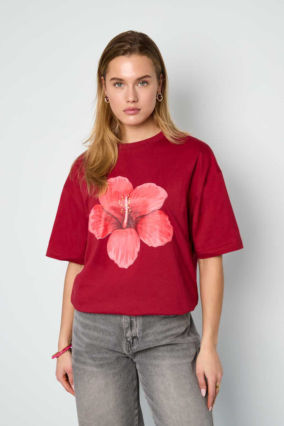 Tropical Flower T Shirt