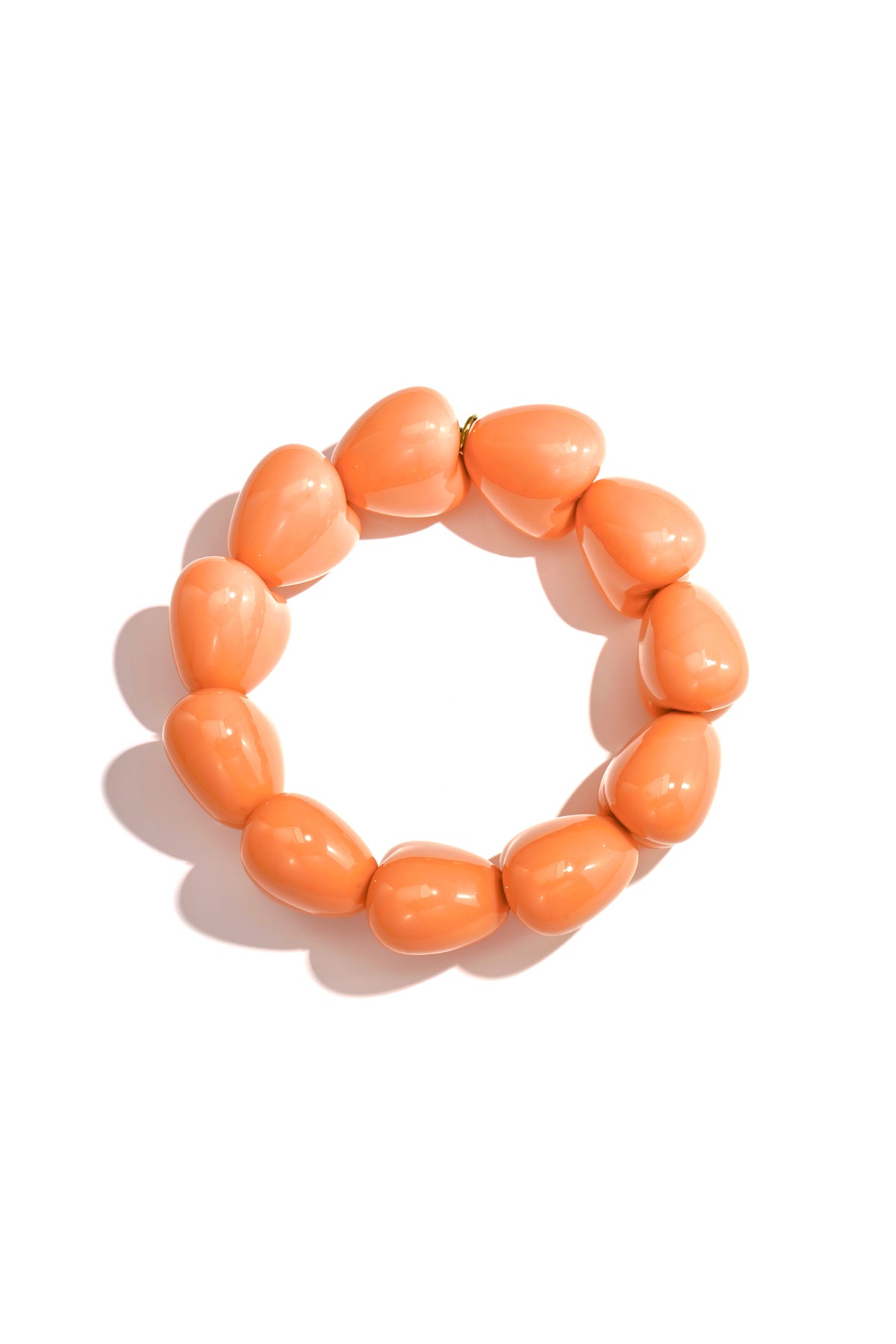 11-Bead Big Heart Bracelet
