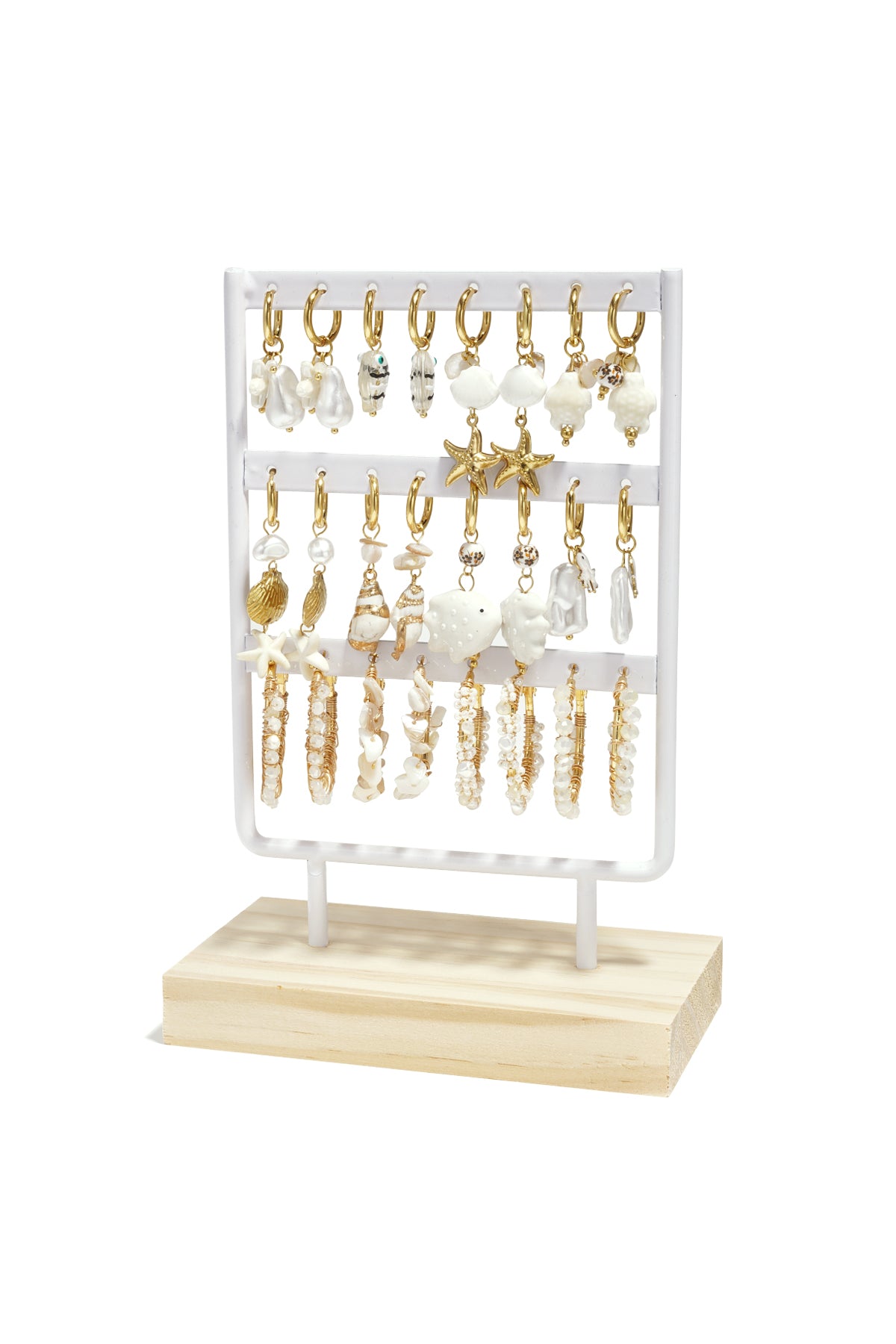 Stainless Steel Earring Sets Shell Vacation Holiday/Beach Romantic Series Women's jewelry